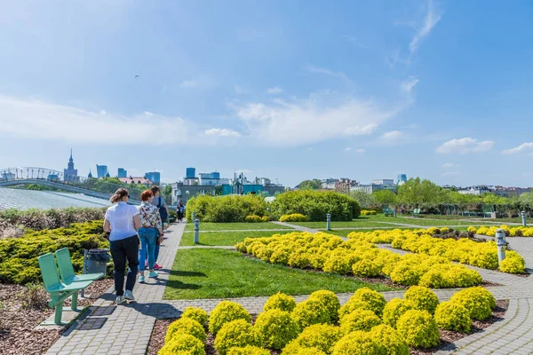 A typical view in Warsaw in Poland — Stock Photo, Image