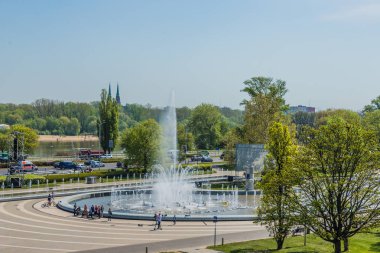 Polonya'da Varşova tipik bir görünüm