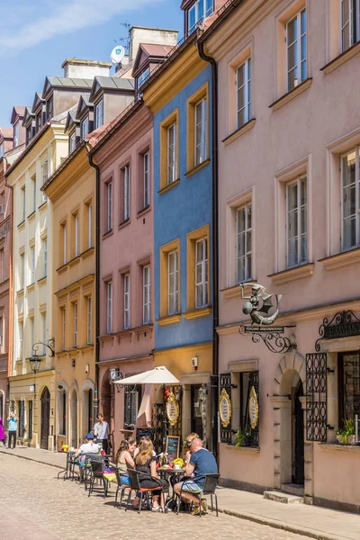 Polonya'da Varşova tipik bir görünüm — Stok fotoğraf