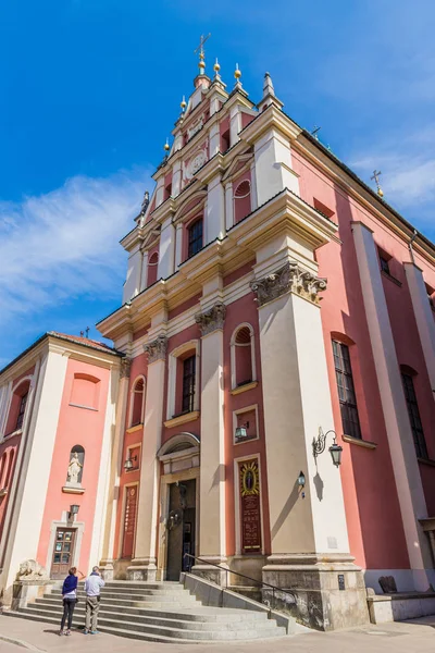 Una vista típica de Varsovia en Polonia — Foto de Stock