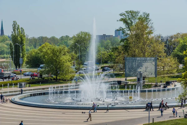 Polonya'da Varşova tipik bir görünüm