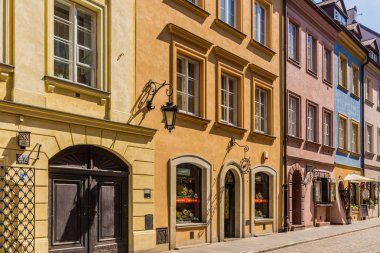 Polonya'da Varşova tipik bir görünüm