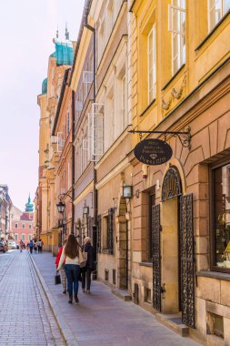 Polonya'da Varşova tipik bir görünüm