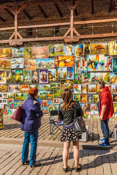 Ein typischer Anblick in der Krakauer Altstadt — Stockfoto