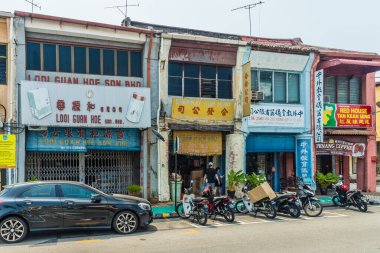George Town Malezya tipik bir görünüm