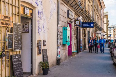 Krakow Kazimierz 'de bir manzara