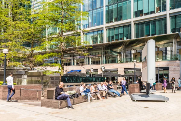 Canary Wharf in London — Stock Photo, Image