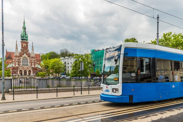 Una vista en Podgrze en Cracovia — Foto de Stock