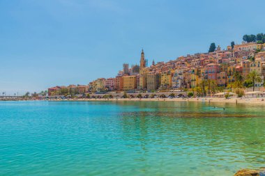 Fransa 'da Menton manzarası