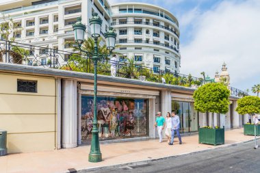 Monaco 'da Monte Carlo' da bir manzara
