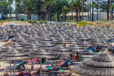Kıbrıs 'ta Agia Napa' da tipik bir görüş