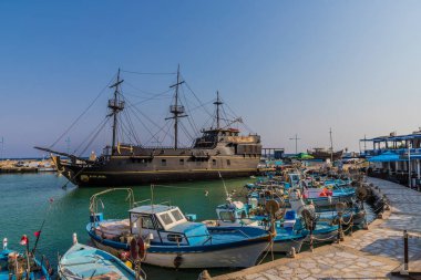 Kıbrıs 'ta Agia Napa' da tipik bir görüş