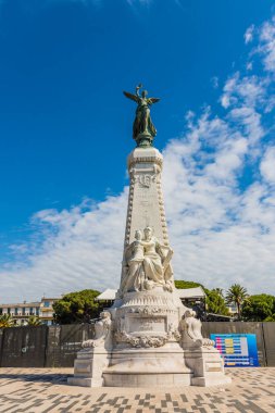 Fransa 'da Cote d Azur' da Nice Manzarası