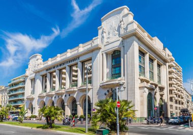 Fransa 'da Cote d Azur' da Nice Manzarası