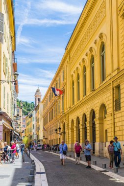 Güzel Fransa 'da tipik bir manzara