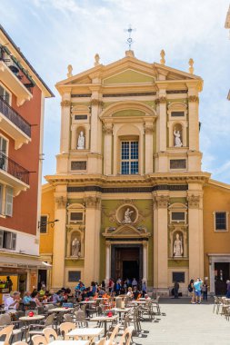 Güzel Fransa 'da tipik bir manzara