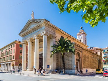 Güzel Fransa 'da tipik bir manzara