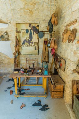 Kıbrıs 'taki Lania' da tipik bir görüş