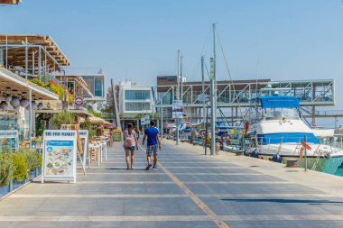 Kıbrıs 'ta Limasol' da tipik bir görünüm
