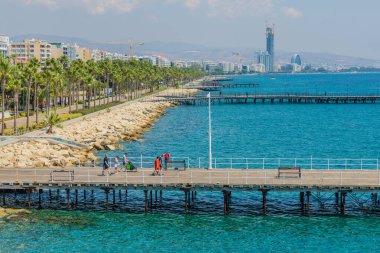 Kıbrıs 'ta Limasol' da tipik bir görünüm