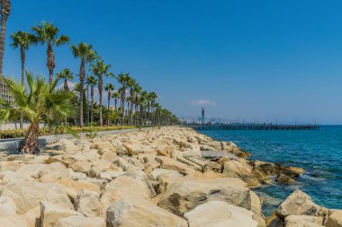 Kıbrıs 'ta Limasol' da tipik bir görünüm