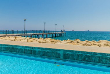 Kıbrıs 'ta Limasol' da tipik bir görünüm