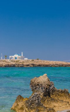 Kıbrıs 'ta Agia Napa' da tipik bir görüş