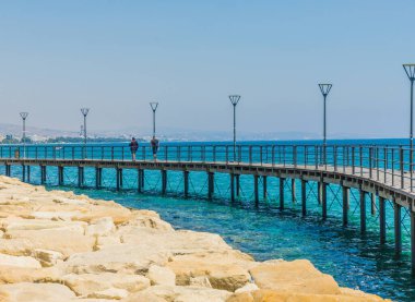 Kıbrıs 'ta Limasol' da tipik bir görünüm