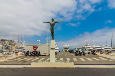 Monaco 'da Monte Carlo' da bir manzara