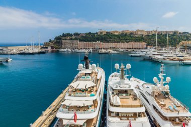 Monaco 'da Monte Carlo' da bir manzara