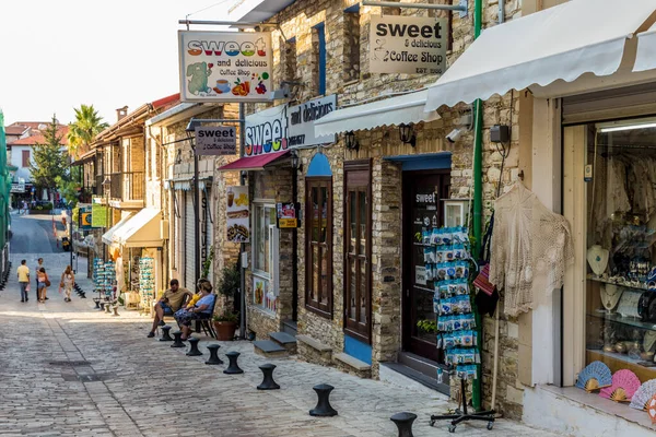 Una vista tipica a Lefkara Village cyprus — Foto Stock