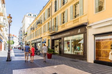 Fransa 'da Cote d Azur' da Nice Manzarası