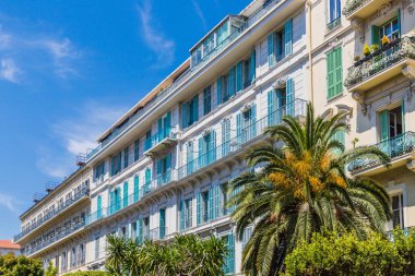 Fransa 'da Cote d Azur' da Nice Manzarası