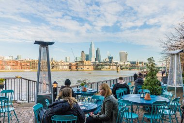 Londra 'da tipik bir sahne