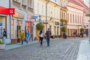 Polonya 'daki Bielsko Biala' da tipik bir sahne