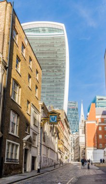 Londra 'da tipik bir sahne.