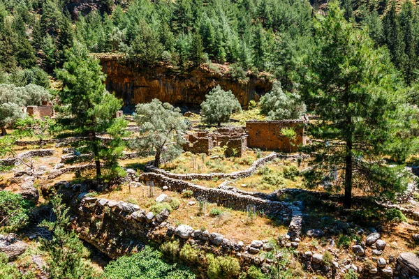 Wanderweg Der Samaria Schlucht Mittelgriechenland — Stockfoto