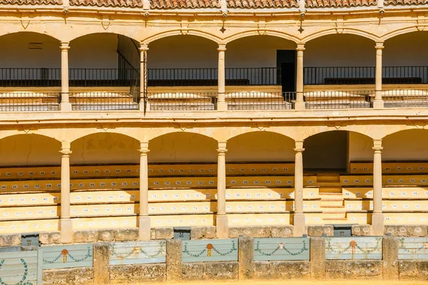 Býčí Aréna Ronda Jedním Nejstarších Nejslavnějších Býčí Arény Andalusie Španělsko — Stock fotografie