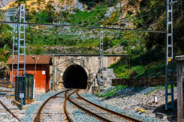 vasıl belgili tanımlık son, iz Caminito Del Rey, İspanya el chorro köyü Tren İstasyonu