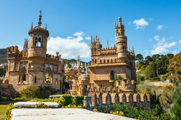 Benalmádena Španělsko Duben 2018 Colomares Hrad Benalmádeně Vyhrazené Christopher Columbus — Stock fotografie