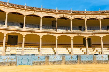 Bullring Ronda, Endülüs, İspanya en eski ve en ünlü boğa güreşi arenada biridir