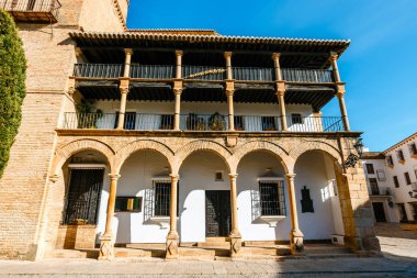 Plaza Duguesa de Parcent Meydanı Ronda, Endülüs, İspanya