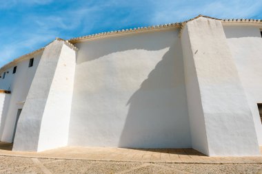 Plaza de Toros Ronda, İspanya, Andalusia içinde beyaz duvar