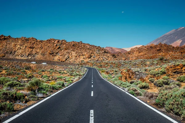 Highland Jalan Raya Tenerife Canary Island Spanyol — Stok Foto