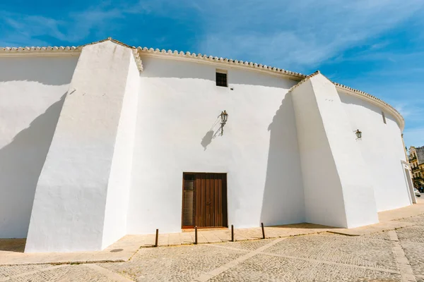 Weiße Mauer Der Plaza Toros Ronda Spanien Andalusien — Stockfoto