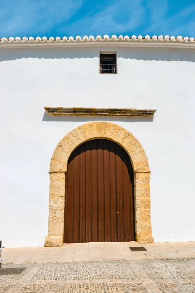 プラザ トロス ロンダ スペイン アンダルシアの白い壁 — ストック写真