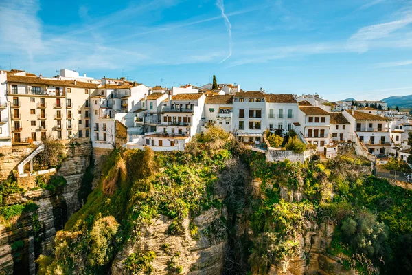 Ronda, Endülüs, İspanya tajo gorge üzerinde ünlü taş köprü