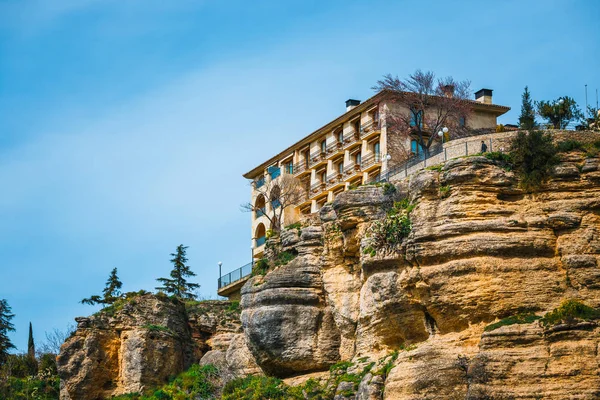 Ronda Endülüs Spanya Ünlü Taş Köprü — Stok fotoğraf