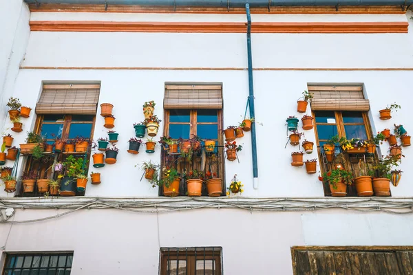 Architekturális Tipikus Street Történelmi Negyedében Ronda Spanyolország — Stock Fotó