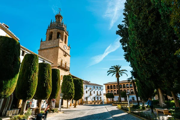 Ronda Španělsko Duben 2018 Náměstí Plaza Duguesa Parcent Ronda Andalusie — Stock fotografie